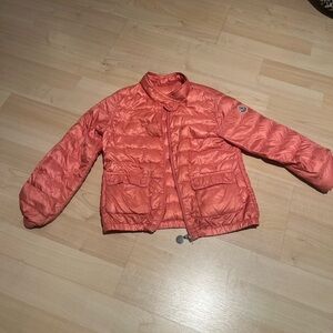 Moncler Kids Coral Quilted Puffer Jacket